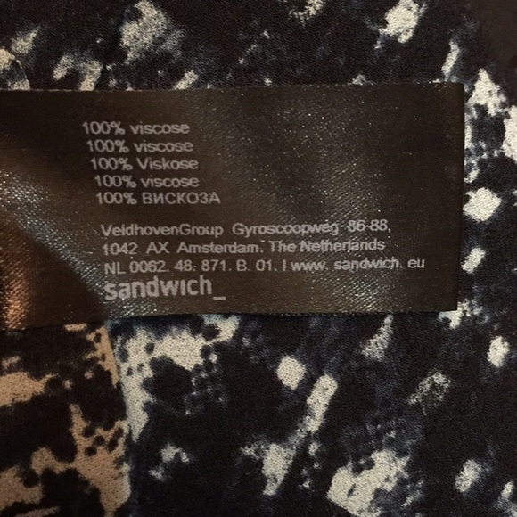 Patterned Blue Blouse by: Sandwich - Picture 6 of 7